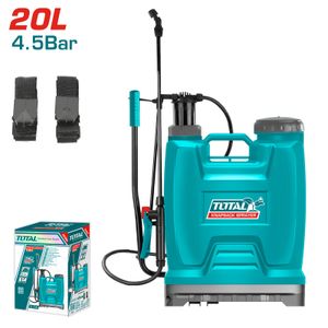 TOTAL Pulvérisateur à Dos Professionnel 20L - Lance en Fibre de Verre et Buse Réglable