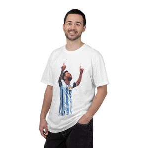 CAPRI T-shirt "Messi Legendary 10" – Rendues Hommage au GOAT du Football - 100% Coton Premium - COULEUR  BLANC