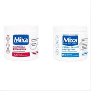 Mixa 2 CRÈME CICA RÉPARATION + Crème Céramide Protection 400ML