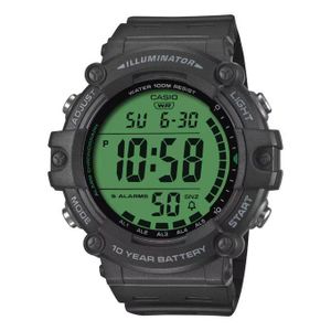 Casio AE-1500WHC-1AV - Numérique sportive avec son affichage XL ultra-lisible et son autonomie exceptionnelle - fond vert - 