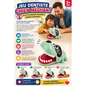Jeu Dentiste Chien Méchant – Le Jeu Familial qui Fait Rire Petits et Grands !