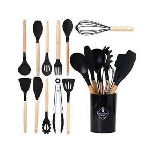 Ensemble 12 Pièces Cuisine Pratique – Spatules, Fouet, Louche & Plus