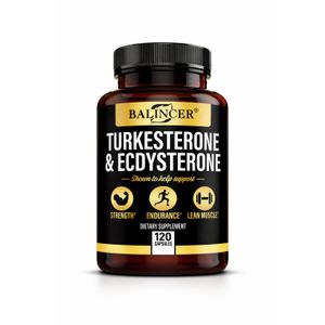 BALINCER Turkesterone Ecdysterone 120 Capsules  Force  Endurance Muscle Complément Sport Naturel