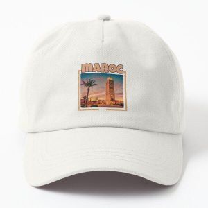 Sunset Over Koutoubia Mosque, Marrakech Casquette blanc  avec design unique   