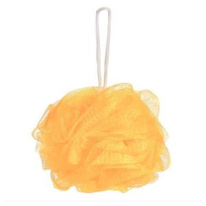 Fleur de Bain & Douche Moussante Éponge de Massage Exfoliant-Jaune