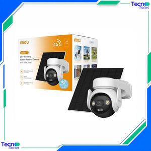 imou Kit Surveillance PT 5MP 3K – Solaire –  AOV 4G/WiFi – Batterie – IP66