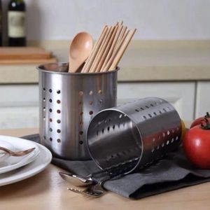 Ensemble de 2 supports pour ustensiles de cuisine en inox, résistants à la rouille