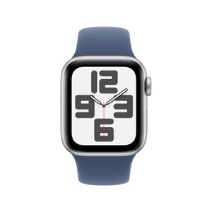 Apple Watch Series 10 42mm Argent – Denim Sport Band M/L – GPS