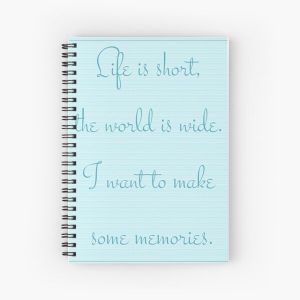 mamma mia 2, here we go again! Life is short! Spiral Notebook Bloc note