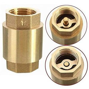 Clapet anti-retour en laiton pour eau, huile, vapeur et autres supports
