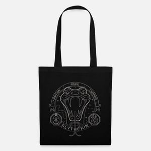 Harry Potter Emblème Serpentard- , حقيبة تسوق قماشية 35 × 40 سم - حقيبة اليد