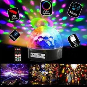 Generic Lampe d'ambiance Veilleuse LED RGB, Boule Magique Projecteur à  lumière ,USB, Maison et Voiture + Télécommande à prix pas cher