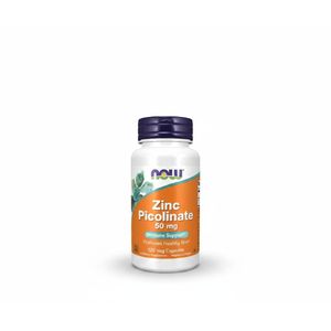 Now Zinc Picolinate 50mg, 120 Capsules Végétales (120 Portions) - Soutien Immunitaire & Bien-être Général