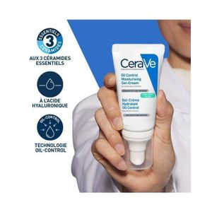 Cerave Gel-Crème Hydratant Oil Control Visage 52ml peaux mixtes à grasses