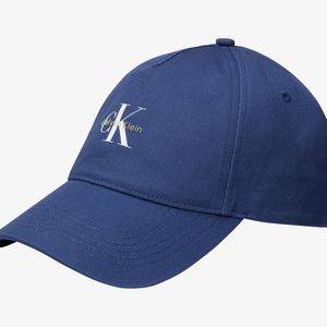 Calvin Klein Monologo Printed Baseball Homme Casquettes Bleu