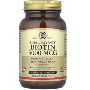 Solgar Biotin, 50 Vegetable Capsules