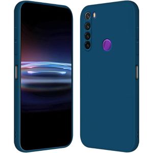 Case غطاء سيليكون لهاتف Xiaomi Redmi Note 8 أزرق