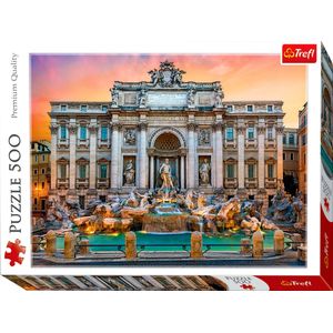 Trefl Puzzle "Trevi Fountain" / 500 pièces
