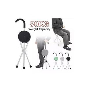 Béquille et chaise avec un siège Pliable - Bâton 2in1