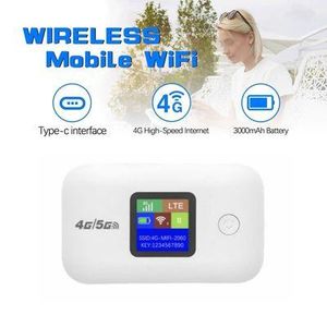 Modem WiFi 4G avec Carte SIM – Routeur Portable 150 Mbps LTE Batterie 3000 mAh pour Voyage et Extérieur