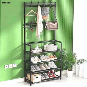 Porte-chaussures, en acier inox, montage mural - dans la boutique