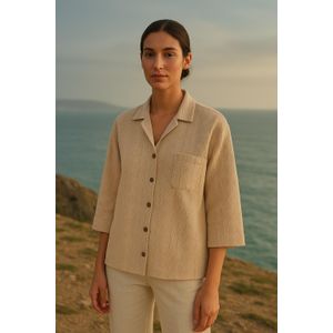 Marwa Gilet À Boutons - Beige