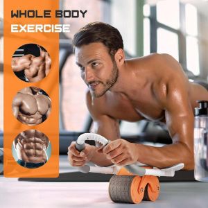 Roue Abdominale Fitness – Appareil d’Exercice Corps Entier avec Poignées Antidérapantes