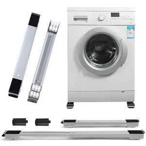 Support universel réglable pour Machine à laver, support de Base de réfrigérateur à 24 roues, accessoires de salle de bains et de cuisine mobiles, appareil ménager