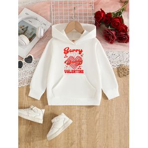 Sweat à capuche à manches longues basique pour filles, idéal pour le printemps et l'automne