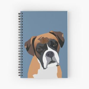 Boxer Dog Spiral Notebook Bloc note