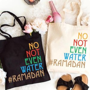 La variation de couleur est un processus normal,Sac Fourre-Tout Ramadan, Cadeau d'Eid, Cadeaux pour Musulmans, Sac à Main Imprimé Ramadan Grande Capacité, Style Simple et Tendance, Sacs Fourre-Tout Durables pour Pique-Nique en Plein Air, Fête, Voyage, S