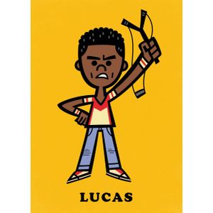 Lucas style 1 Poster Chambre Haute Qualité