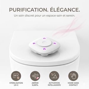 Nettoyant UV pour Cuvette de Toilette – Stérilisateur et Diffuseur Aromatique