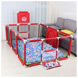 Parc de jeux pliable pour bébé, aire de sécurité avec filet respirant, espace de jeu intérieur stable pour enfants