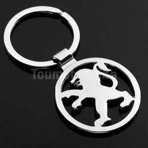 PORTE CLES PEUGEOT METAL LOGO LION