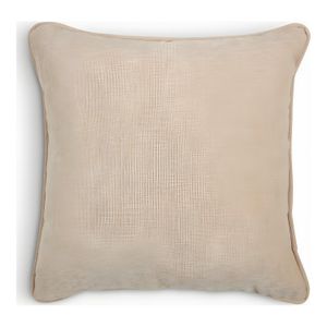 Coussin - Chenille Beige - Décoration Intérieure Salon & Chambre - 45x45 cm