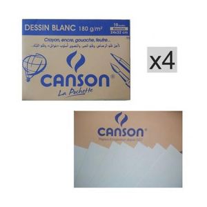 CANSON Bloc de papier calque croquis échelle 50 feuilles 90g A4