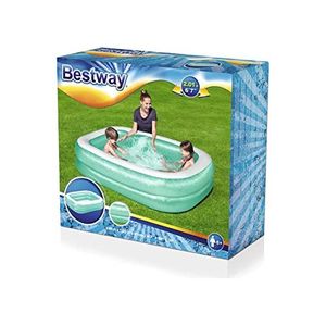 Bestway 54005 مسبح قابل للنفخ عائلي شبه شفاف 2 م × 1.46 م × 48 سم - أخضر