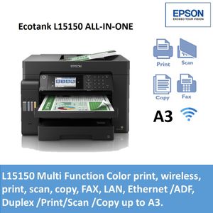 Imprimante Epson EcoTank L1300 A3+ réservoirs rechargeable