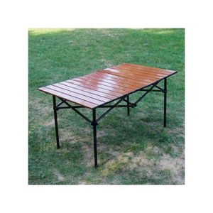 table de camping pliable polyvalente 94x54x50 cm
