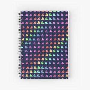 Party Parrot Rainbow Spiral Notebook Bloc note