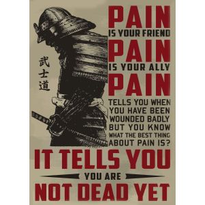 Samurai japan quote  Style 13 Poster Chambre Haute Qualité