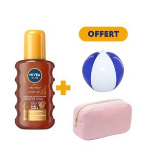 NIVEA SUN Huile Spray Bronzage SPF6 200ml + Ballon Offert