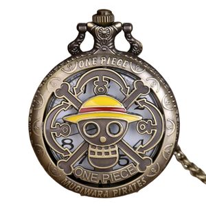 Montre de poche à Quartz Luffy pour Pirate,une pièce,pendentif