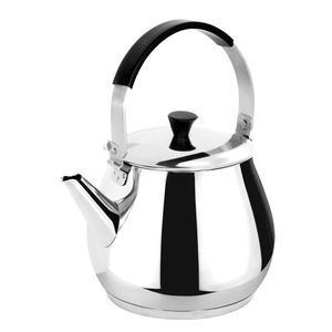 Lamacom Bouilloire à gaz 2L en inox 18/8 de haute qualité 