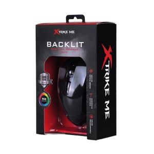 XTRIKE ME Souris USB Gamer GM-510 avec 7 boutons et 4800 DPI
