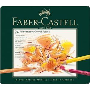 Faber Castel Boite 24 crayons de couleur Polychromos 