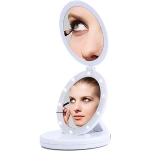 LED Miroir Lumière Miroir De Maquillage avec Lumière Led Flexible 10X Miroir  GROSSISSANT Cosmétique Léger Miroir Livraison Directe Miroirs De Courtoisie, ✓ Meilleur prix au Maroc