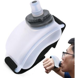 Bouteille d'eau pour poignet portable : sangle en silicone réglable