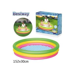 Piscine gonflable enfant 1,52 x 30 cm, idéale pour des jeux d’eau simples et rafraîchissants en été